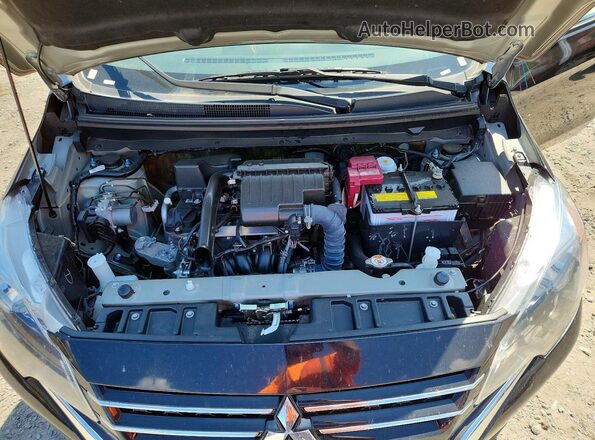 ML32FUFJ0RHF08357 2024 MITSUBISHI MIRAGE Black Widok wnętrza z tyłu