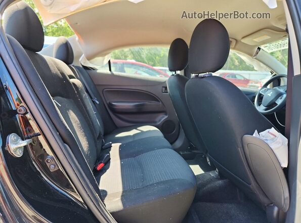 ML32FUFJ0RHF08357 2024 MITSUBISHI MIRAGE Black Widok tylnych siedzeń