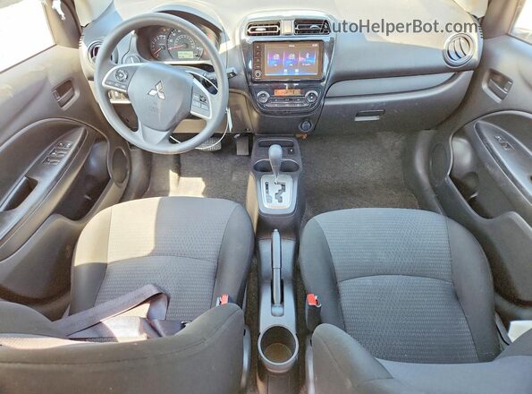 ML32FUFJ0RHF08357 2024 MITSUBISHI MIRAGE Black Widok deski rozdzielczej