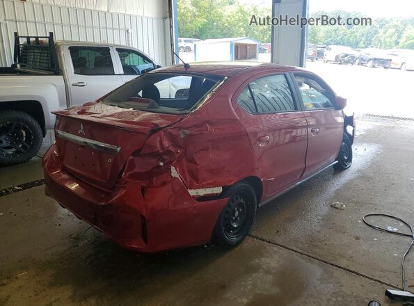 ML32FUFJ0RHF18824 2024 MITSUBISHI MIRAGE Burgundy Trasero derecho