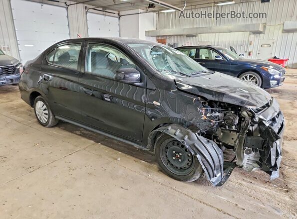 ML32FUFJ1RHF09243 2024 MITSUBISHI MIRAGE Black Передня права чверть