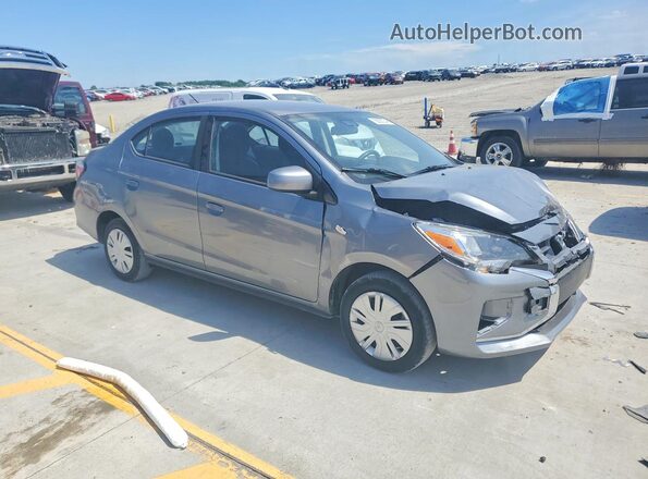 ML32FUFJ2MHF00995 2021 MITSUBISHI MIRAGE Серебряный Передняя правая четверть