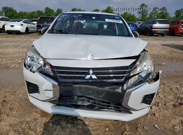 ML32FUFJ2MHF02052 2021 MITSUBISHI MIRAGE White Widok z przodu