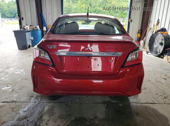 ML32FUFJ2PHF01987 2023 MITSUBISHI MIRAGE Red უკანა ხედი