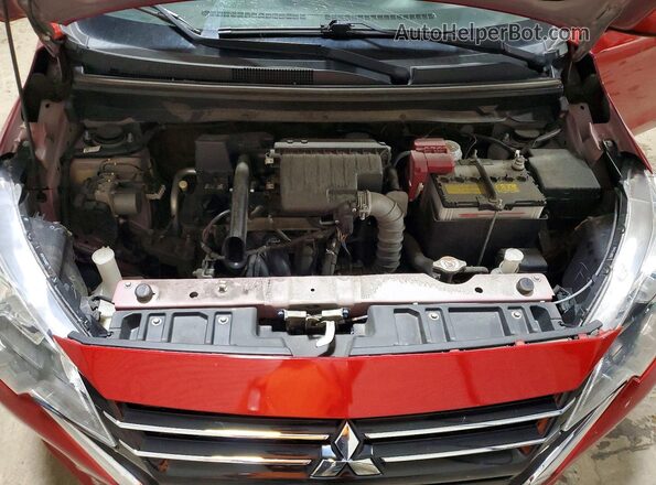 ML32FUFJ2PHF01987 2023 MITSUBISHI MIRAGE Red უკანა სალონის ხედი