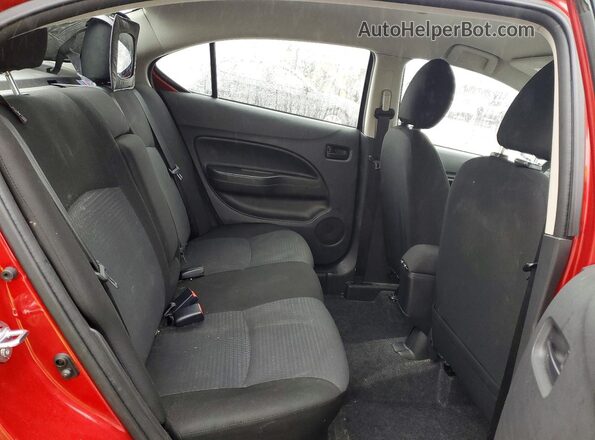 ML32FUFJ3MHF01010 2021 MITSUBISHI MIRAGE Red Vista de los asientos traseros