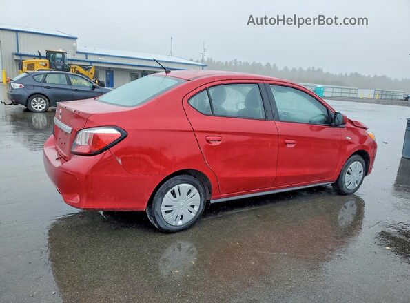 ML32FUFJ3MHF01010 2021 MITSUBISHI MIRAGE Red Trasero derecho