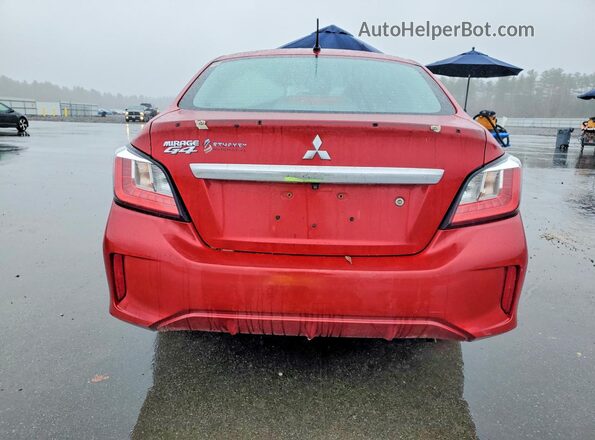 ML32FUFJ3MHF01010 2021 MITSUBISHI MIRAGE Red Vista trasera
