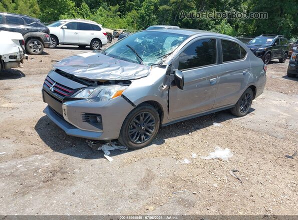 ML32FUFJ3NHF04796 2022 MITSUBISHI MIRAGE G4 Silver წინა მარცხენა ხედი სამი მეოთხედიდან