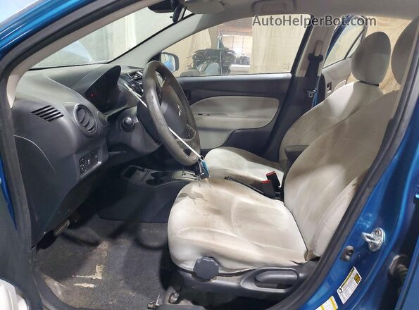 ML32FUFJ4MHF00710 2021 MITSUBISHI MIRAGE Blue Widok wnętrza z przodu