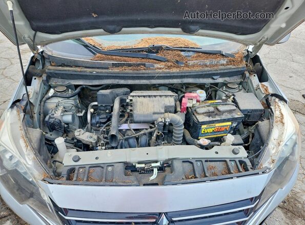 ML32FUFJ4MHF03025 2021 MITSUBISHI MIRAGE Gray უკანა სალონის ხედი