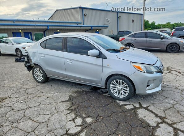 ML32FUFJ4MHF03025 2021 MITSUBISHI MIRAGE Gray წინა მარჯვენა
