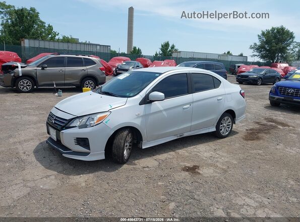 ML32FUFJ4MHF03865 2021 MITSUBISHI MIRAGE G4 Белый Передняя левая четверть