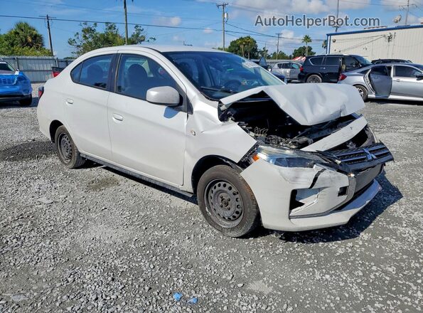 ML32FUFJ4RHF02545 2024 MITSUBISHI MIRAGE Белый Передняя правая четверть