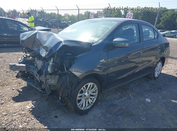 ML32FUFJ4RHF15280 2024 MITSUBISHI MIRAGE G4 Gray Vista tres cuartos delantera izquierda