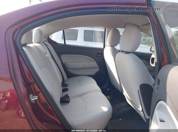 ML32FUFJ6MHF00787 2021 MITSUBISHI MIRAGE G4 Maroon VIN კოდის სტიკერის ხედი
