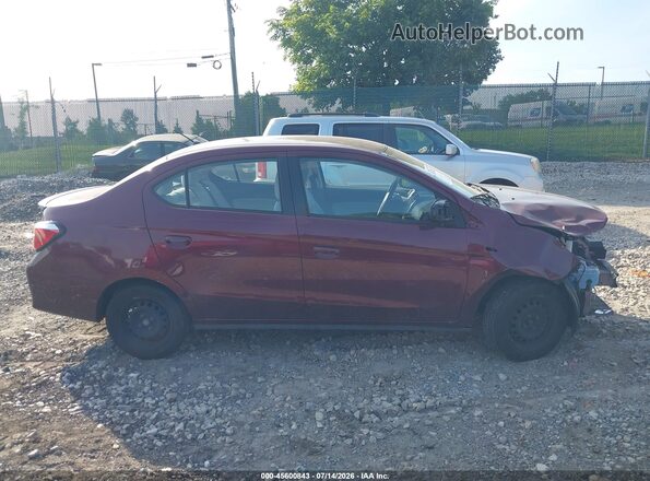 ML32FUFJ6MHF00787 2021 MITSUBISHI MIRAGE G4 Maroon უკანა სალონის ხედი