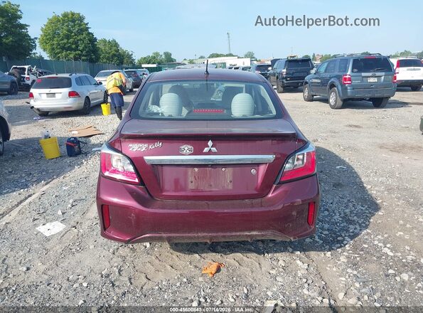 ML32FUFJ6MHF00787 2021 MITSUBISHI MIRAGE G4 Maroon 