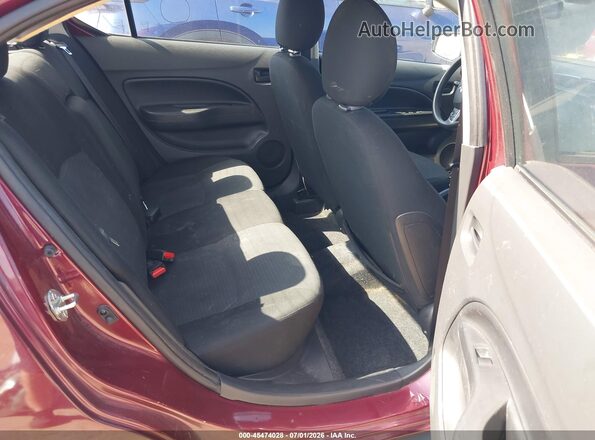 ML32FUFJ6NHF03643 2022 MITSUBISHI MIRAGE G4 Maroon Vista de la etiqueta del VIN