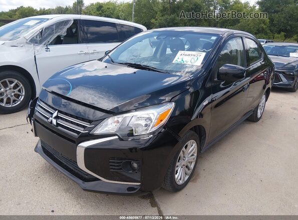 ML32FUFJ6RHF18617 2024 MITSUBISHI MIRAGE G4 Black Передня ліва чверть