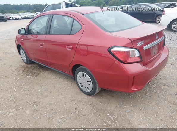ML32FUFJ7MHF02242 2021 MITSUBISHI MIRAGE G4 Красный Задняя левая четверть