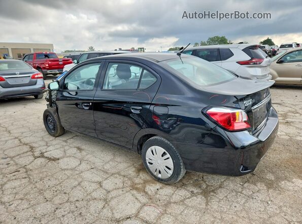 ML32FUFJ7MHF03519 2021 MITSUBISHI MIRAGE Черный Задняя левая четверть