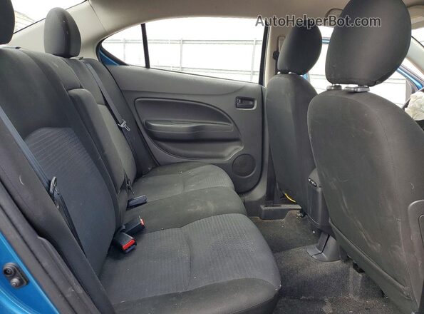 ML32FUFJ8MHF00595 2021 MITSUBISHI MIRAGE Blue უკანა სავარძლების ხედი