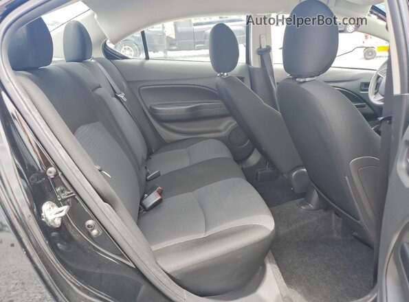 ML32FUFJ8MHF04758 2021 MITSUBISHI MIRAGE Black Widok tylnych siedzeń