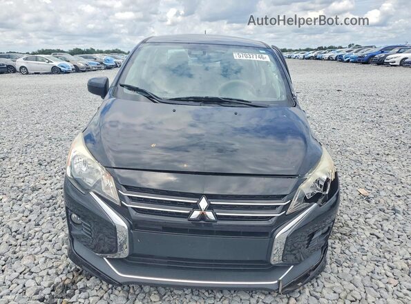 ML32FUFJ8MHF04758 2021 MITSUBISHI MIRAGE Black Widok z przodu