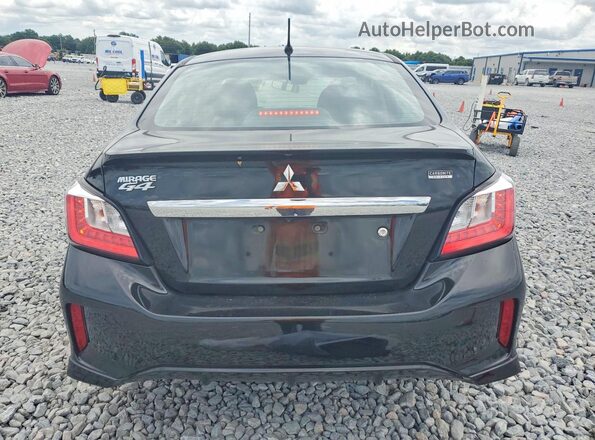 ML32FUFJ8MHF04758 2021 MITSUBISHI MIRAGE Black Widok z tyłu