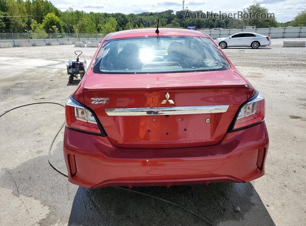 ML32FUFJ8RHF00975 2024 MITSUBISHI MIRAGE Red Հետևի տեսք