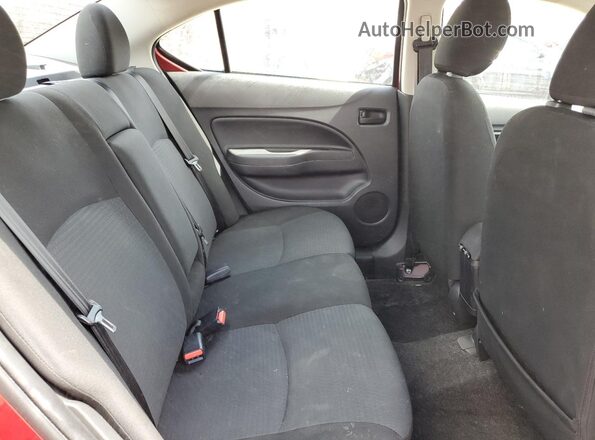 ML32FUFJ8RHF00975 2024 MITSUBISHI MIRAGE Red Հետևի նստատեղերի տեսք