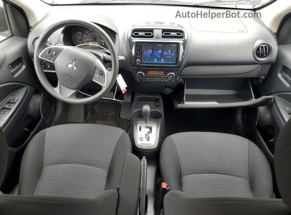 ML32FUFJ8RHF06436 2024 MITSUBISHI MIRAGE Black Առջևի վահանակի տեսք