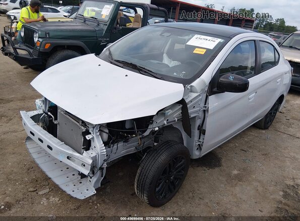 ML32FUFJ8RHF11250 2024 MITSUBISHI MIRAGE G4 White Vista tres cuartos delantera izquierda