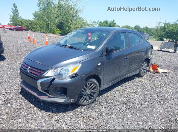 ML32FUFJ9RHF14447 2024 MITSUBISHI MIRAGE G4 Gray Vista tres cuartos delantera izquierda