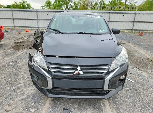 ML32FUFJXMHF01473 2021 MITSUBISHI MIRAGE Black Դիմացի տեսք