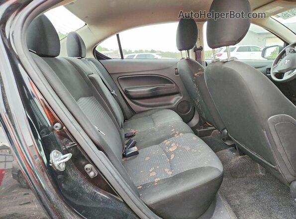 ML32FUFJXMHF01473 2021 MITSUBISHI MIRAGE Black Հետևի նստատեղերի տեսք