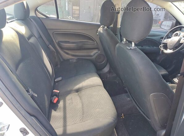 ML32FVFJ0MHF02721 2021 MITSUBISHI MIRAGE White უკანა სავარძლების ხედი