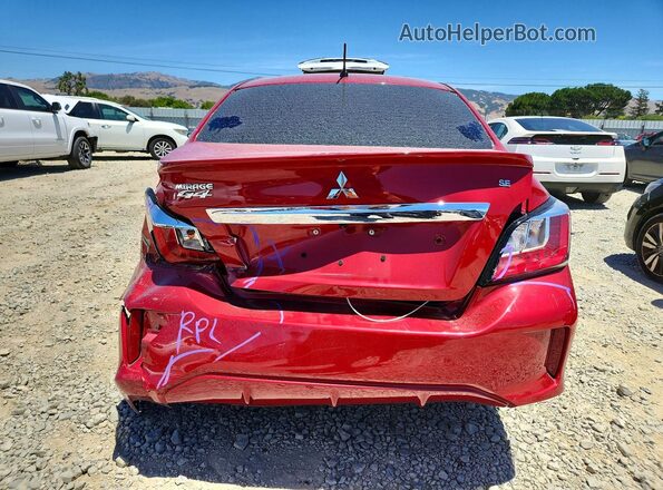 ML32FVFJ2RHF17955 2024 MITSUBISHI MIRAGE Red Rear view