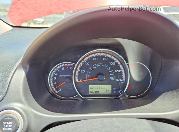 ML32FVFJ2RHF17955 2024 MITSUBISHI MIRAGE Red Instrument cluster view