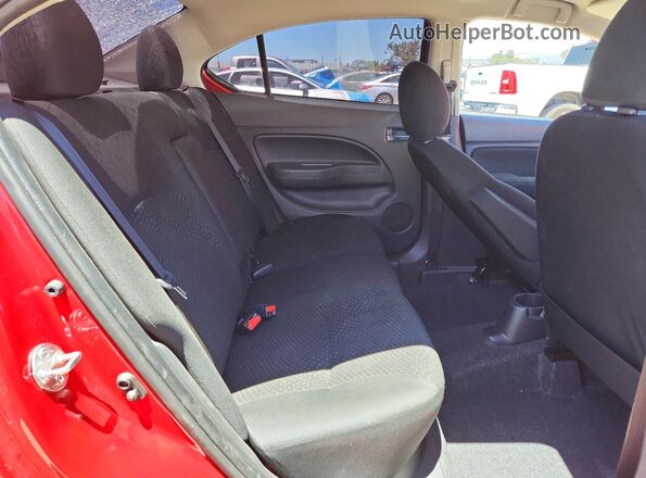 ML32FVFJ2RHF17955 2024 MITSUBISHI MIRAGE Red Rear seats view