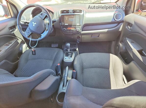 ML32FVFJ2RHF17955 2024 MITSUBISHI MIRAGE Red Dashboard view
