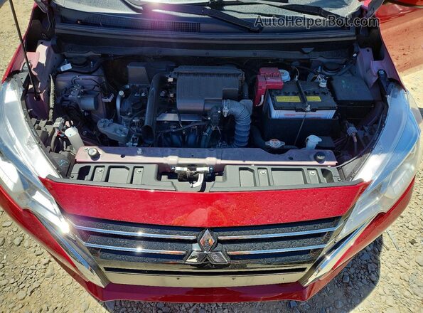 ML32FVFJ2RHF17955 2024 MITSUBISHI MIRAGE Red Rear interior view
