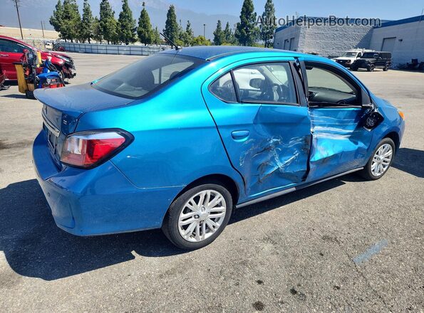 ML32FVFJ7RHF09978 2024 MITSUBISHI MIRAGE Blue Задня права чверть