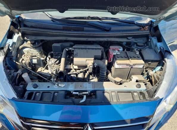 ML32FVFJ7RHF09978 2024 MITSUBISHI MIRAGE Blue Вид задньої частини салону