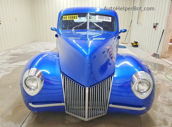NH009950 1940 FORD UK Blue Front view