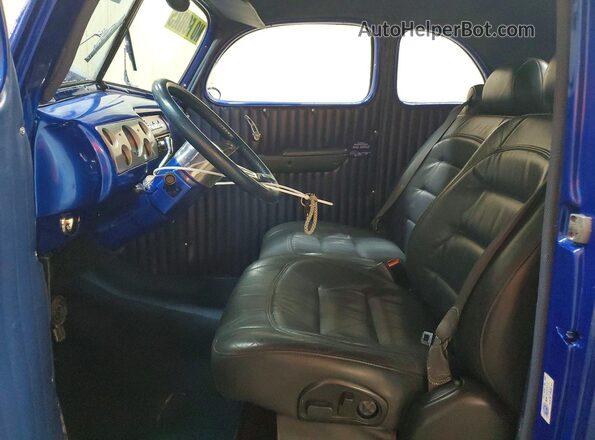 NH009950 1940 FORD UK Blue Front interior view