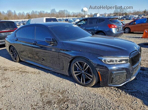 NJ1492E 2022 BMW 7 SERIES Black Передня права чверть