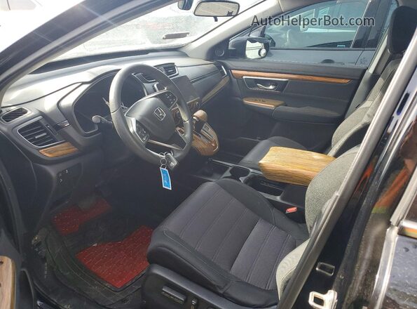 NJ2434E 2018 HONDA CR-V Black Vista interior delantera
