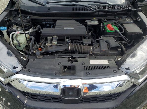 NJ2434E 2018 HONDA CR-V Black Vista del compartimento del motor